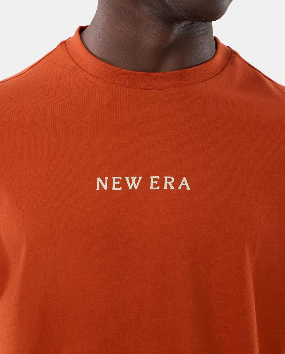 Imagen 4 de Camiseta de hombre Beach Graphic Oversized New Era - Rojo / Naranja Rojo / Naranja