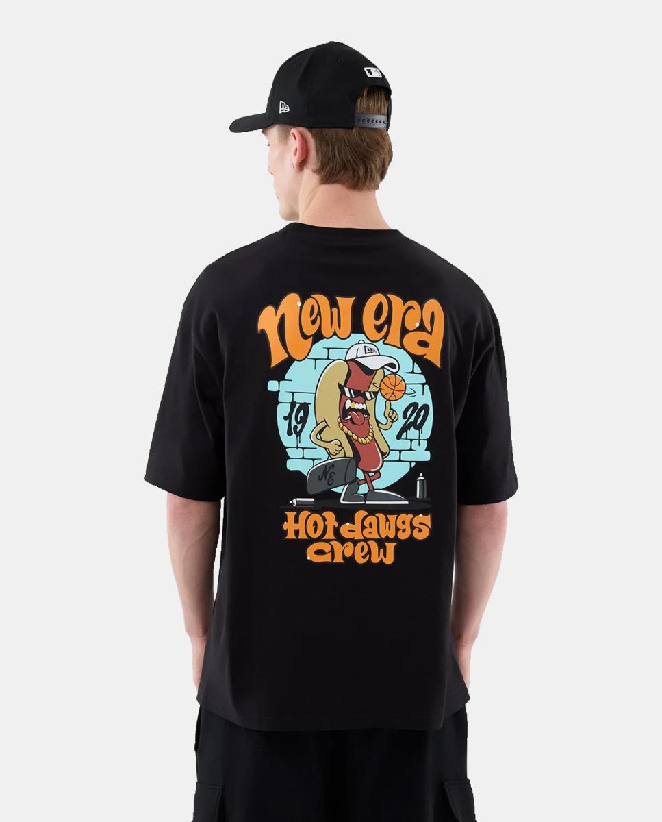 Imagen 2 de Camiseta de hombre Graphic Food Oversized New Era - Negro Negro