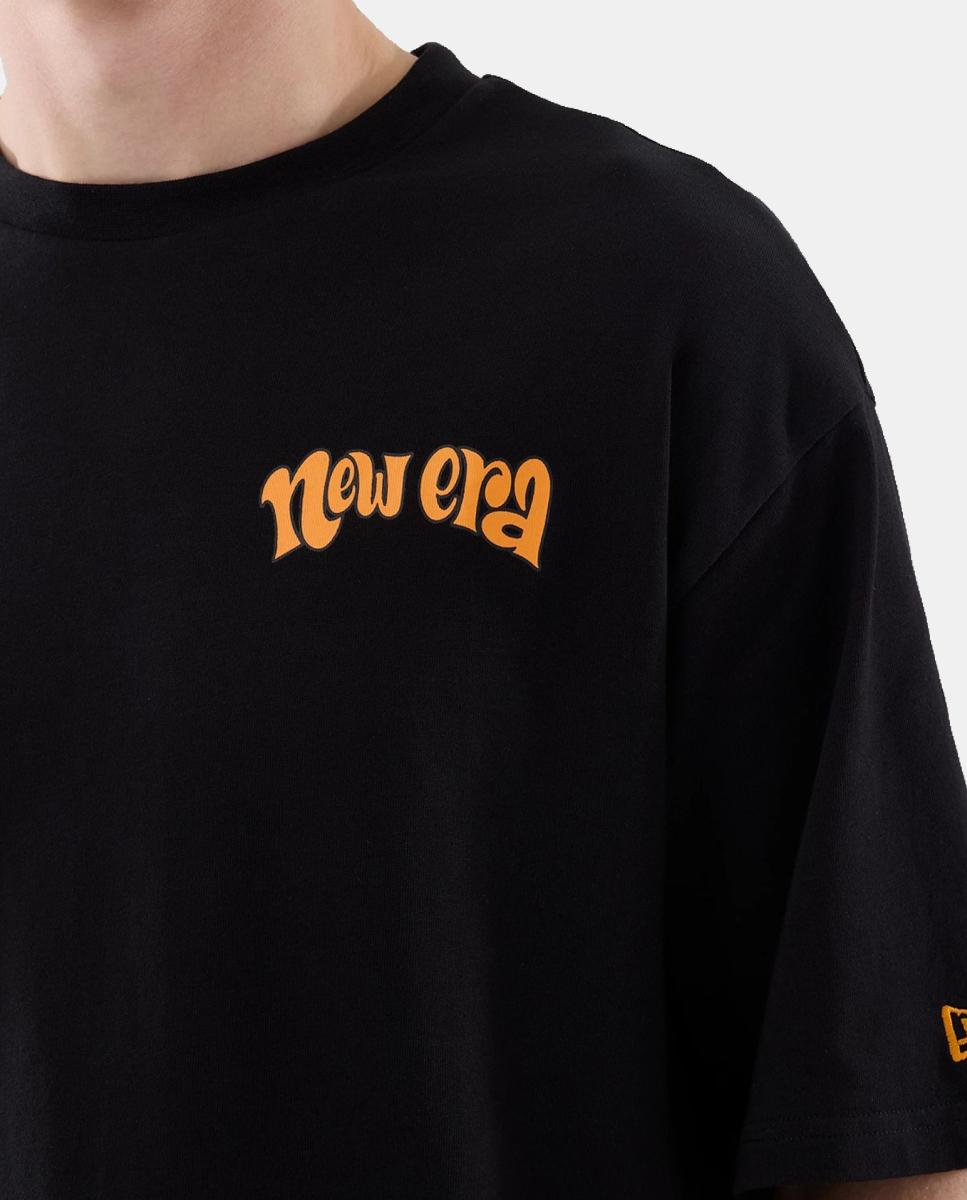 Imagen 4 de Camiseta de hombre Graphic Food Oversized New Era - Negro Negro