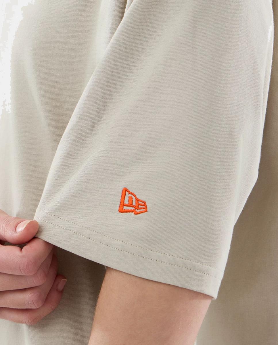 Imagen 3 de Camiseta de hombre Graphic Food Oversized New Era - Beige Beige