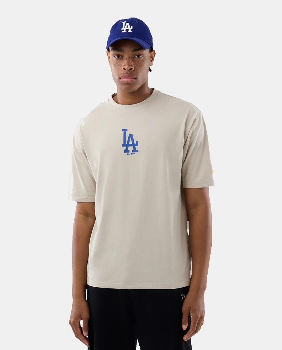 Imagen 0 de Camiseta de hombre Graphic Food Oversized Los Angeles Dodgers New Era Marrón