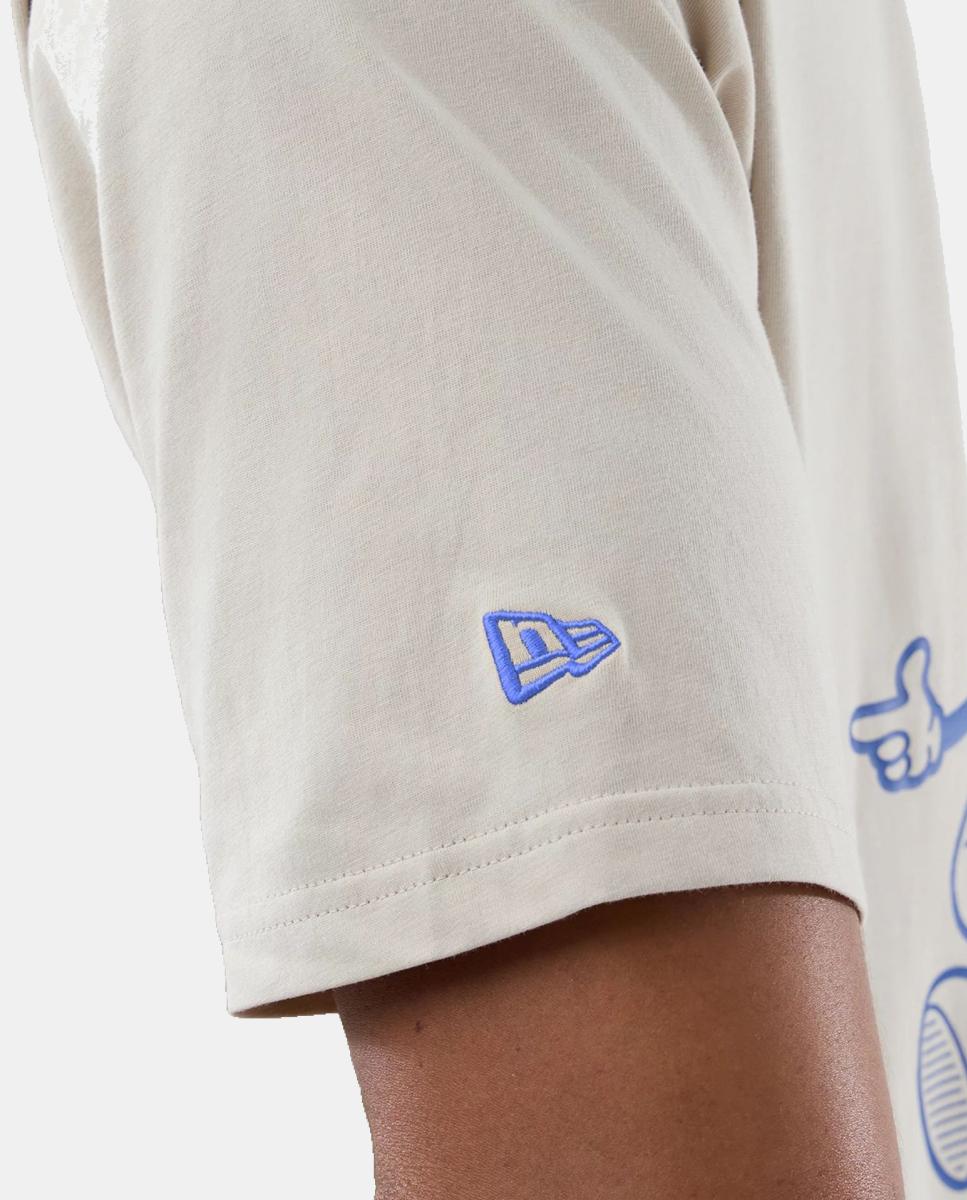 Imagen 4 de Camiseta de hombre Graphic Food Oversized Los Angeles Dodgers - Beige Beige