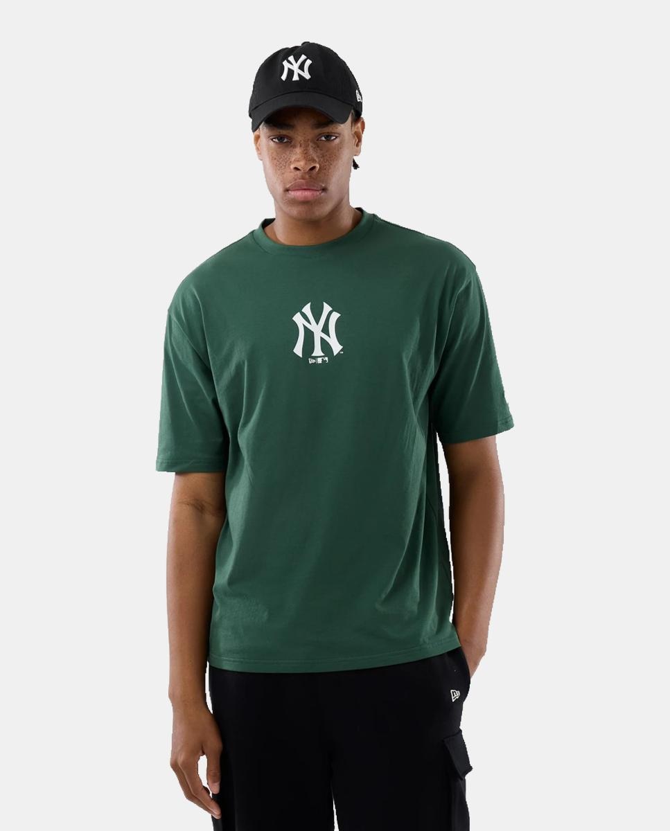Imagen 1 de Camiseta de hombre Graphic Food Oversized New York Yankees Verde oscuro