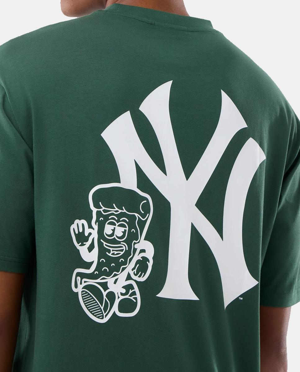 Imagen 4 de Camiseta de hombre Graphic Food Oversized New York Yankees - Verde oscuro Verde oscuro