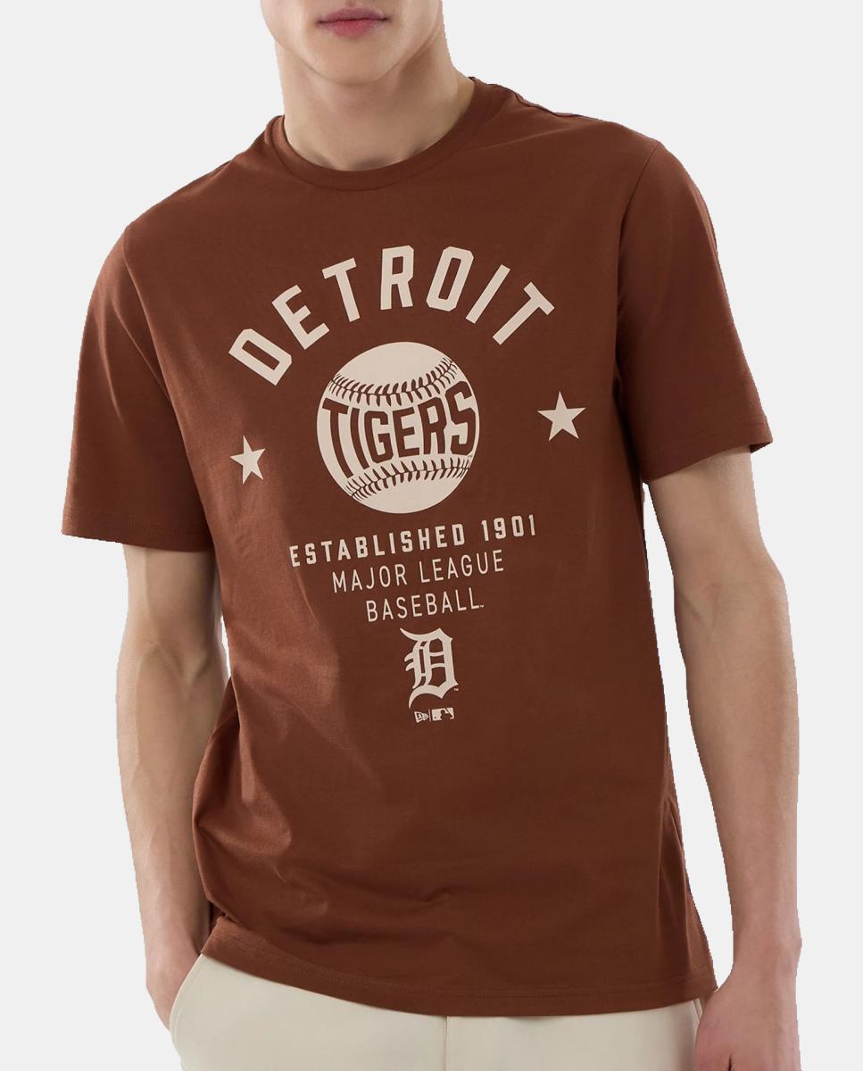 Imagen 1 de Camiseta de hombre Graphic Detroit Tigers Marrón