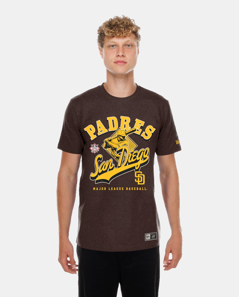 Imagen 1 de Camiseta de hombre Washed San Diego Padres Marrón oscuro