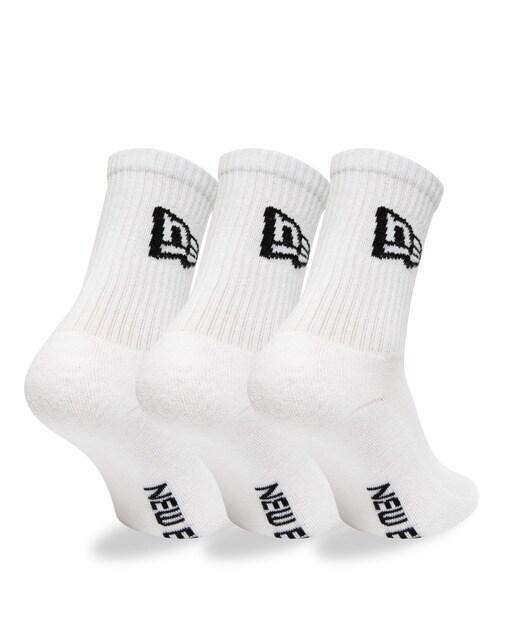 Imagen 2 de Pack 3 pares de calcetines New Era - Blanco Blanco