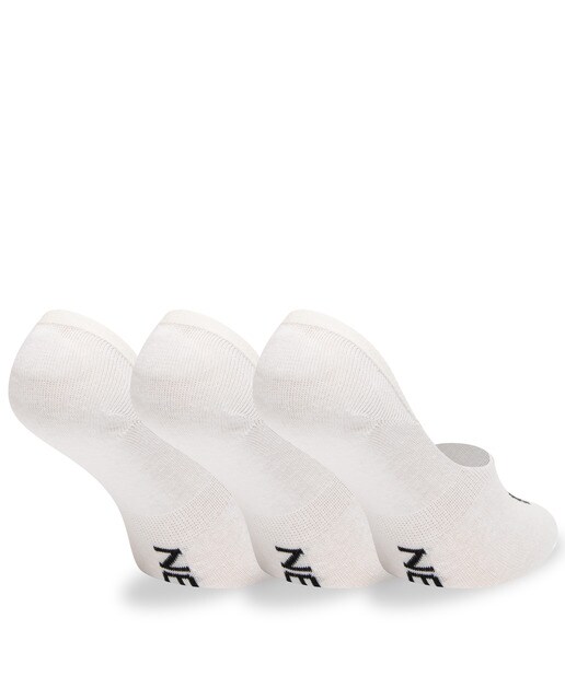 Imagen 2 de Pack 3 pares de calcetines invisibles New Era - Blanco Blanco