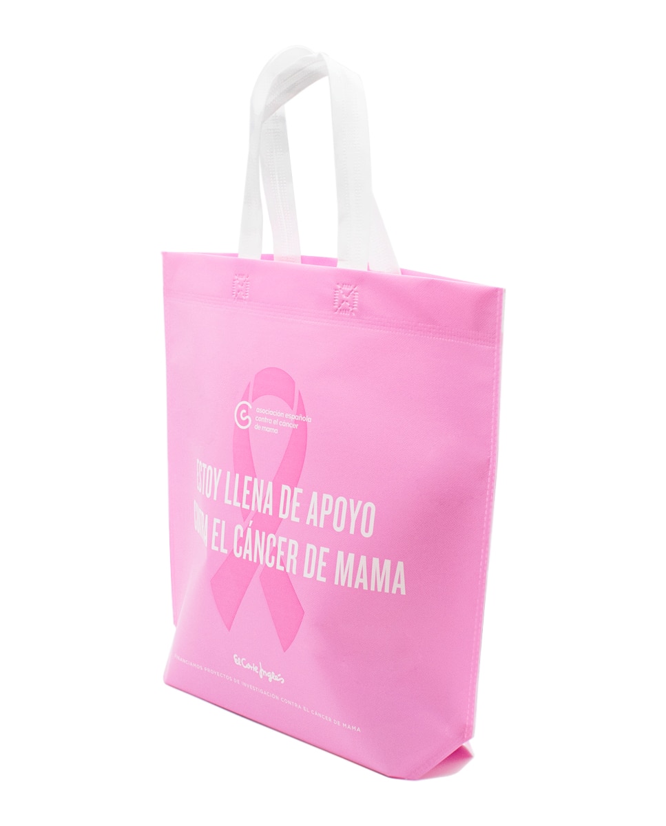 Bolsa reutilizable solidaria de apoyo contra el cáncer de mama 2