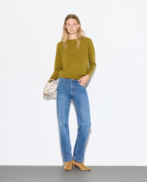 Imagem 0 de Camisola de Malha 100% Caxemira com Decote Redondo