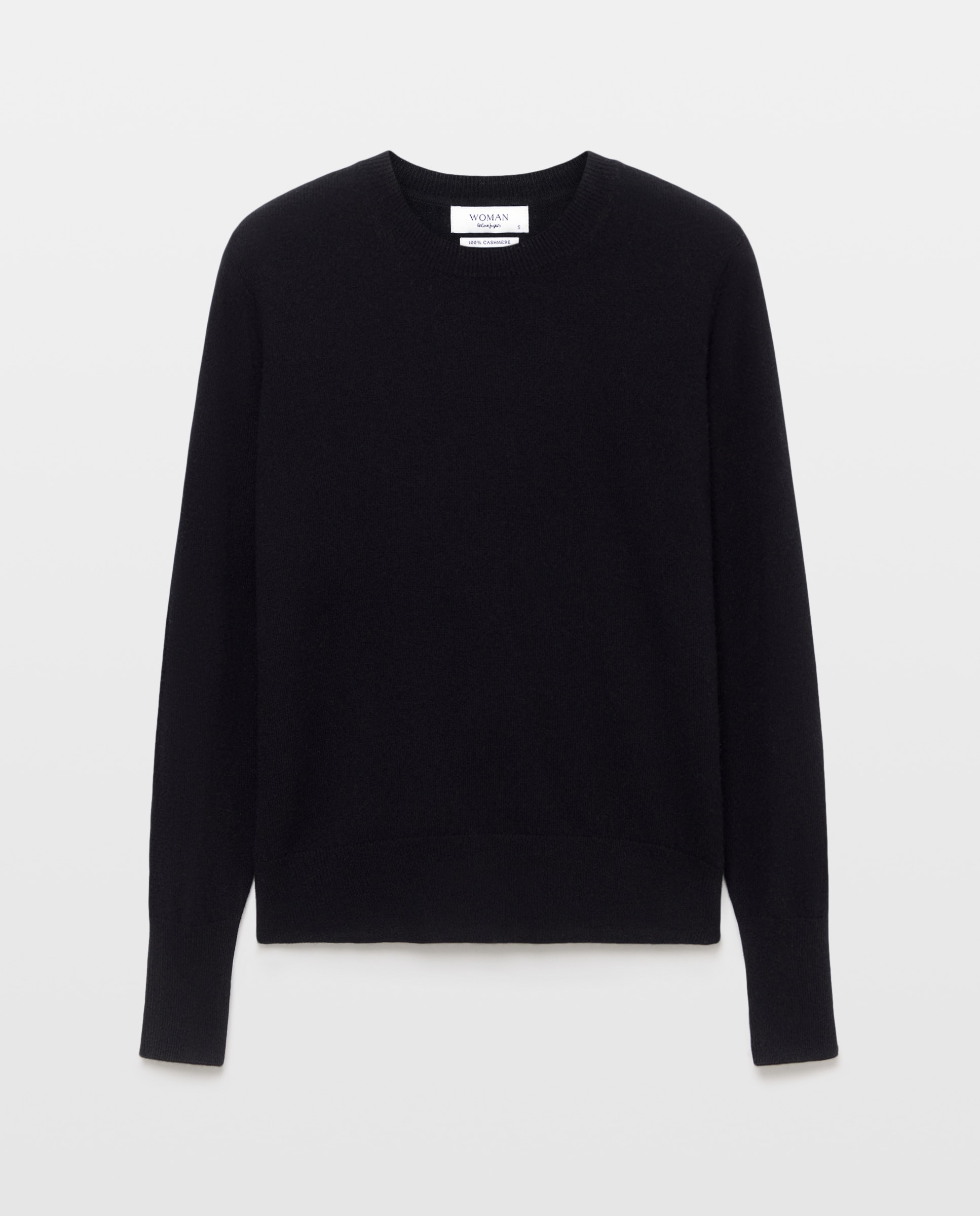 Jersey liso de mujer con manga francesa - Woman El Corte Inglés - Negro Negro-4