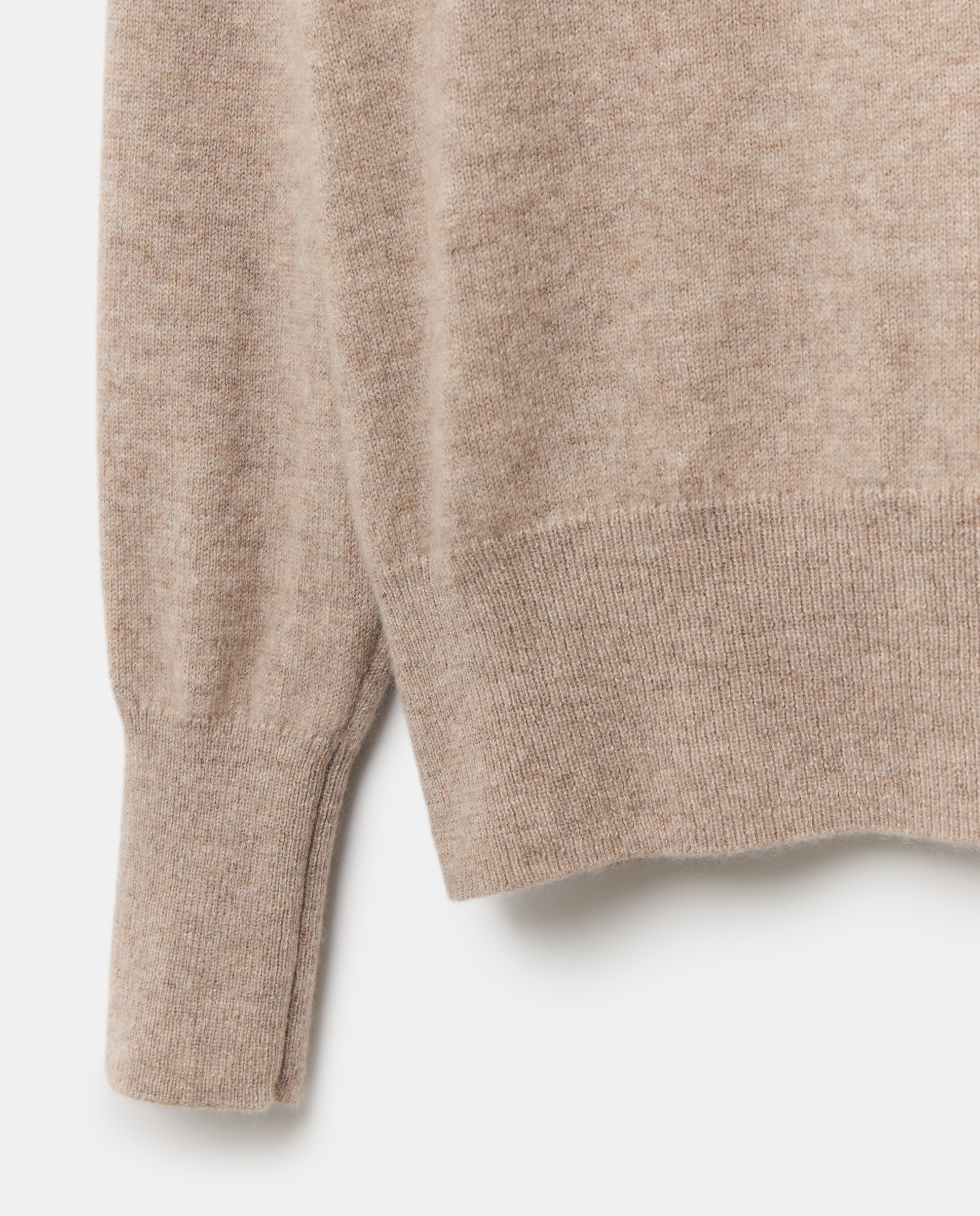 Jersey liso de mujer con manga francesa - Woman El Corte Inglés - Visón claro Visón claro-5