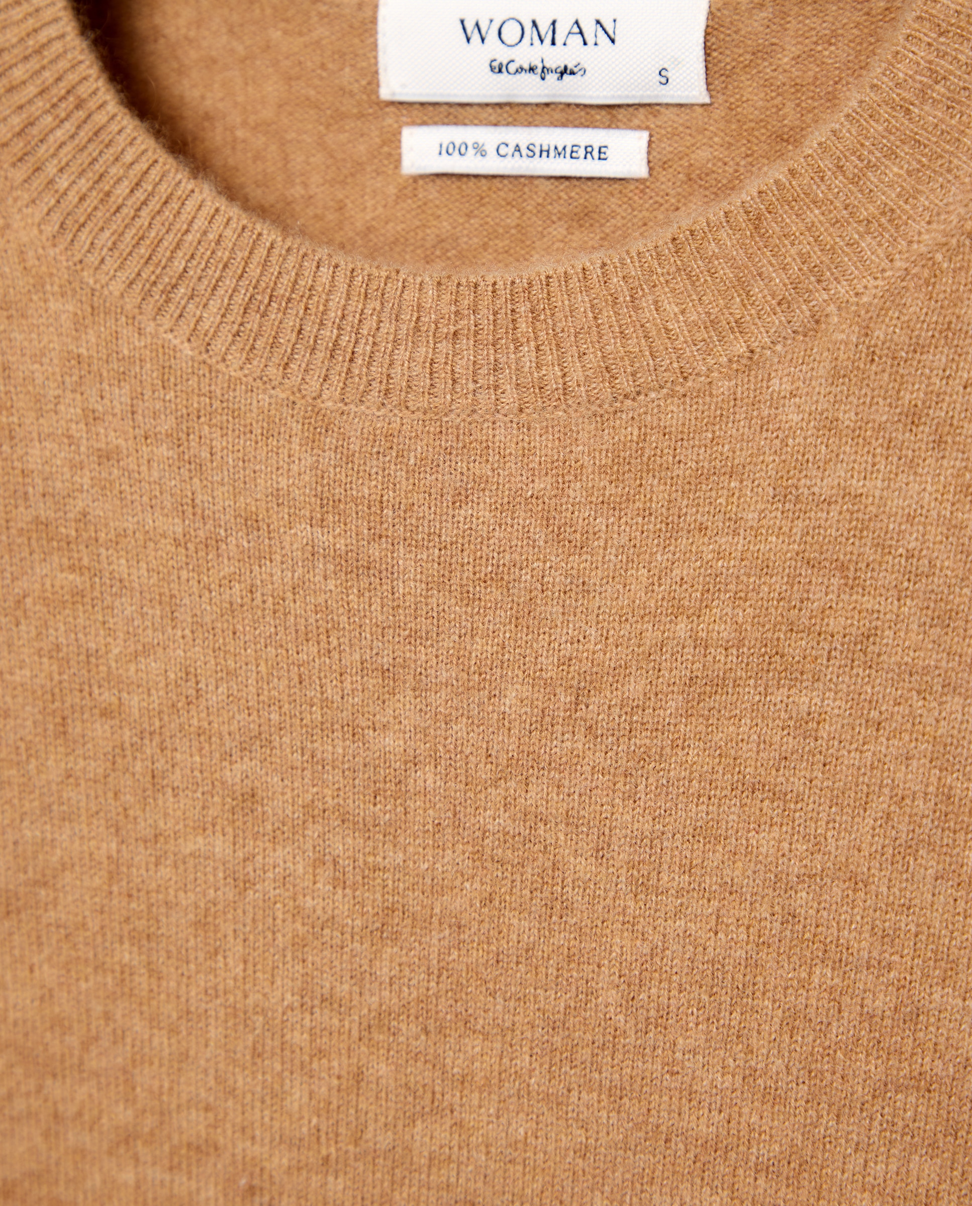Jersey liso de mujer con manga francesa - Woman El Corte Inglés - 730 Camel 730 Camel-6