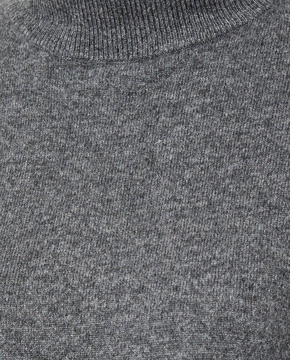 Camisola de Caxemira Lisa 830 Antracite-5