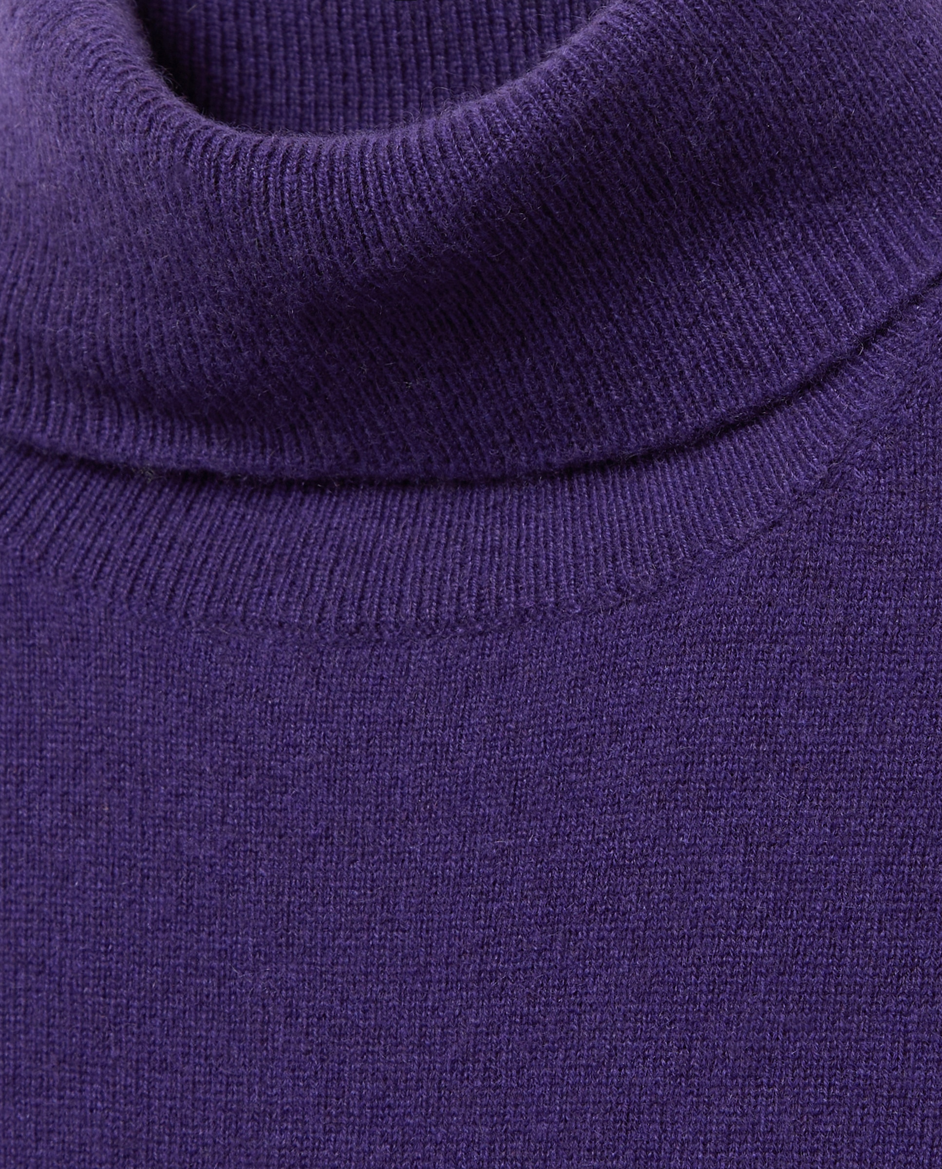 Jersey de mujer en cashmere con cuello cisne - Woman El Corte Inglés - Morado Morado-5