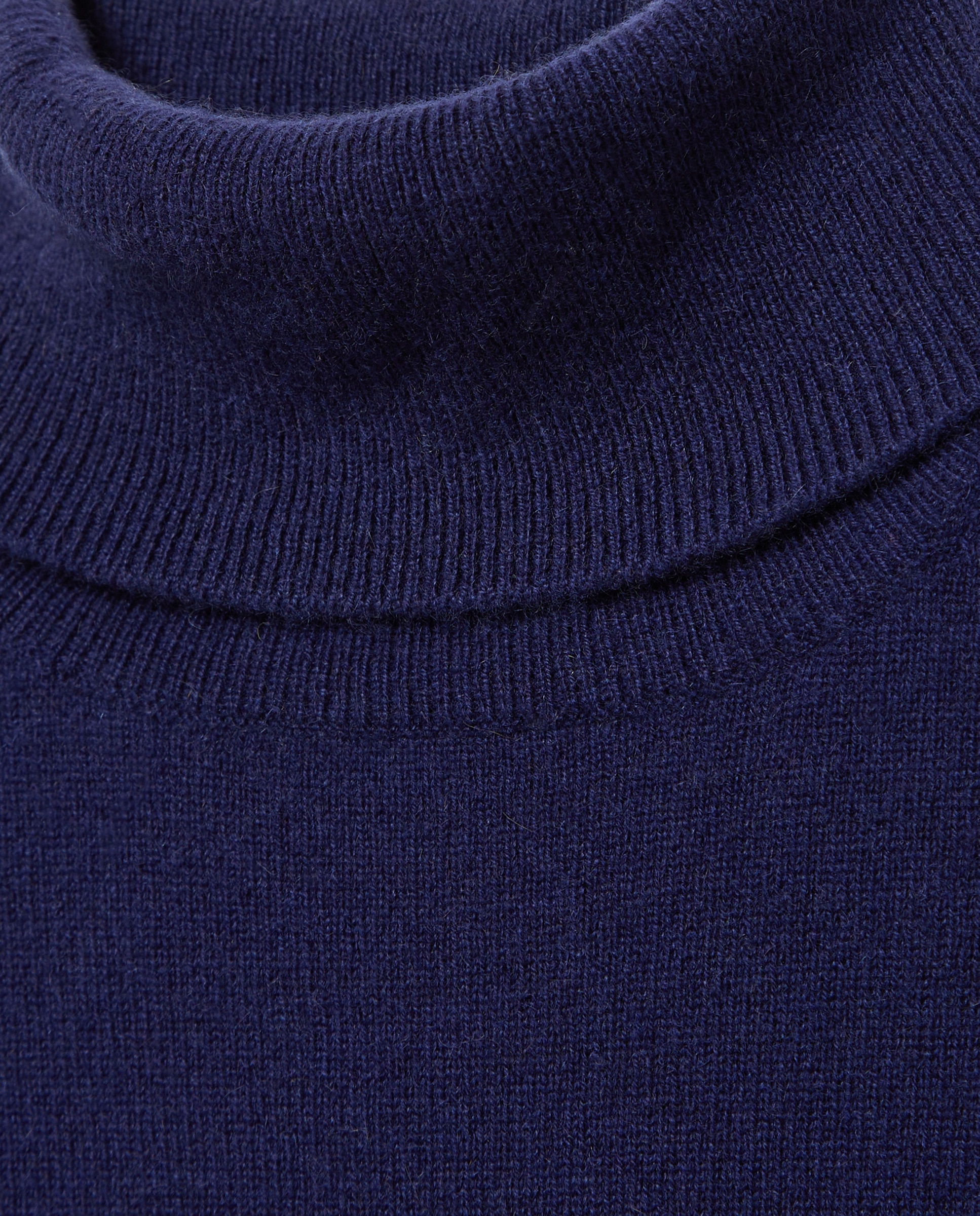 Jersey de mujer en cashmere con cuello cisne - Woman El Corte Inglés - Azul marino Azul marino-5