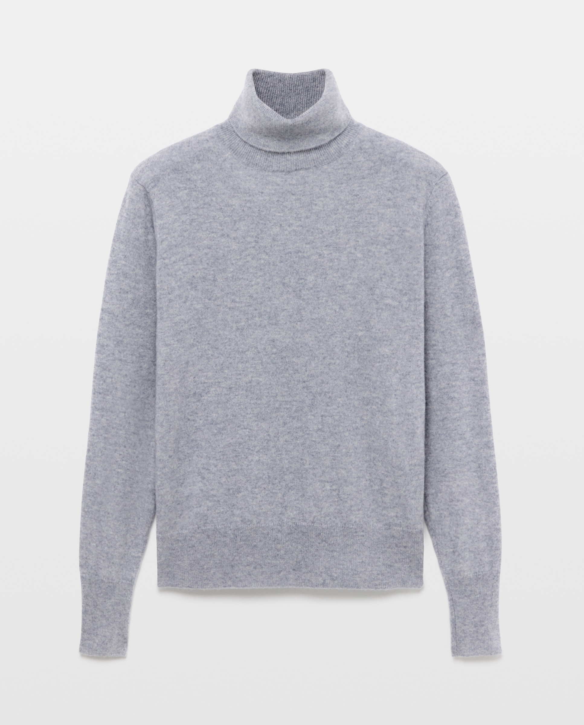 Jersey de mujer en cashmere con cuello cisne - Woman El Corte Inglés - 820 Gris medio 820 Gris medio-4