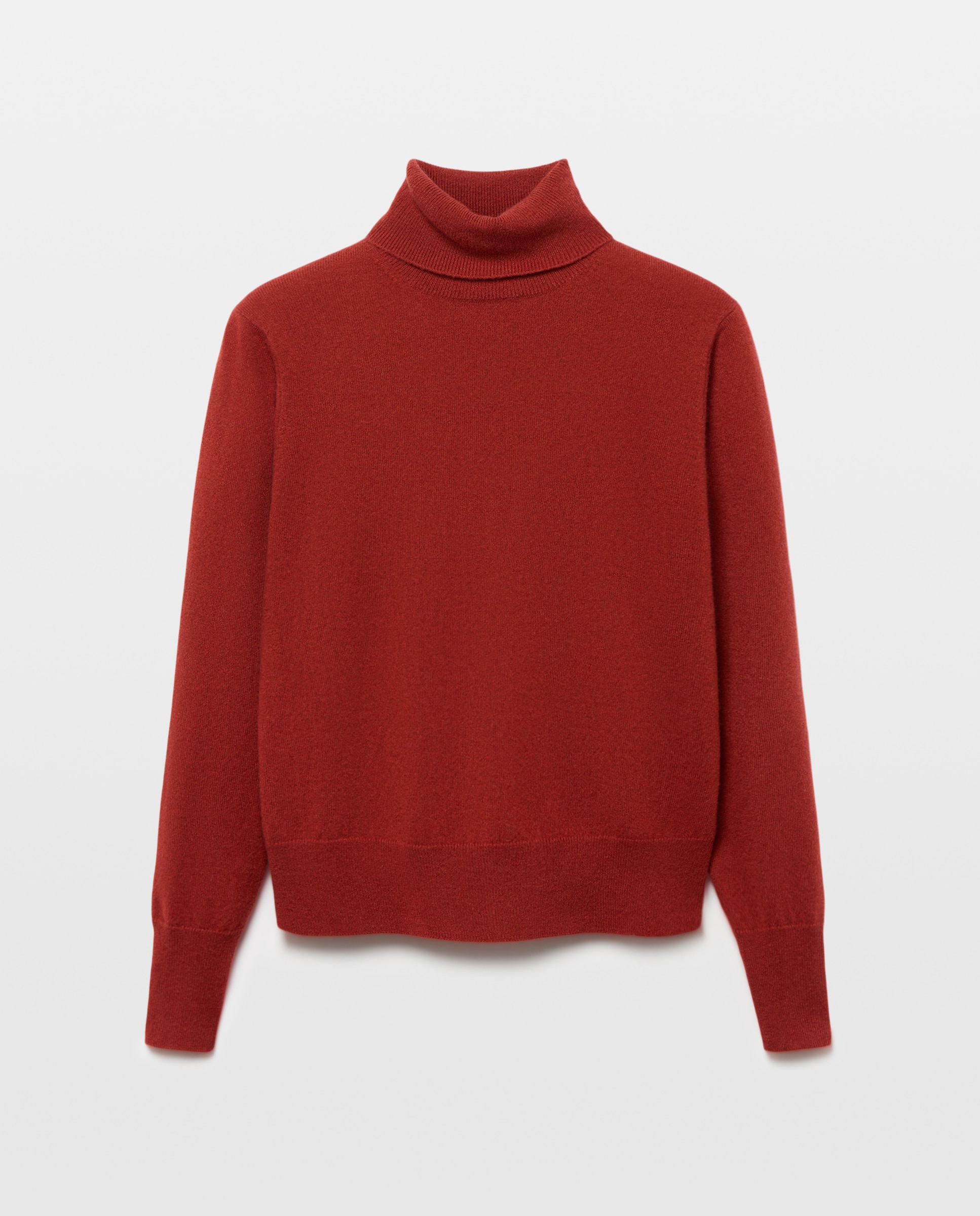 Jersey de mujer en cashmere con cuello cisne - Woman El Corte Inglés - 770 Terracota 770 Terracota-4