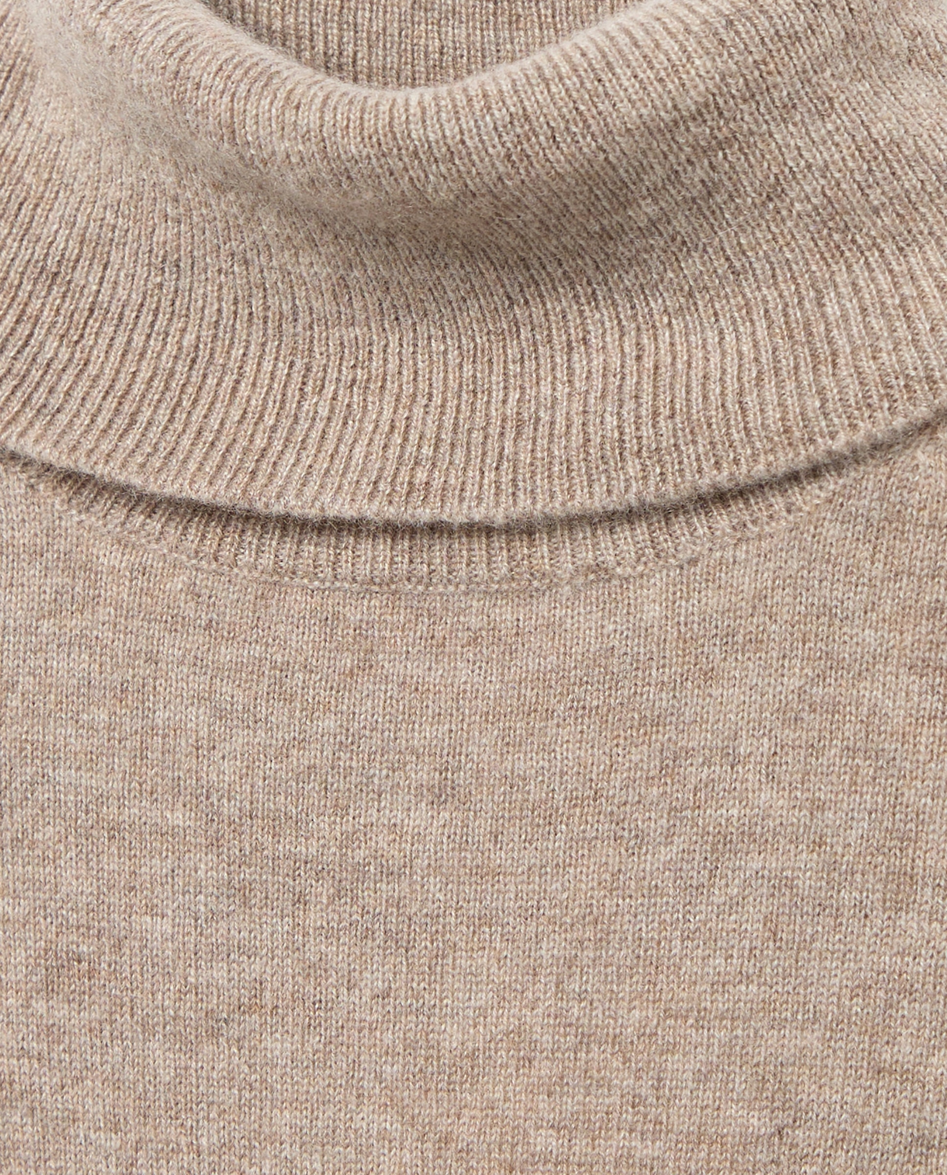 Jersey de mujer en cashmere con cuello cisne - Woman El Corte Inglés - Visón claro Visón claro-5