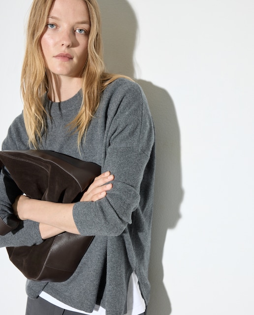 Imagen 0 de Jersey de cashmere liso caja de mujer