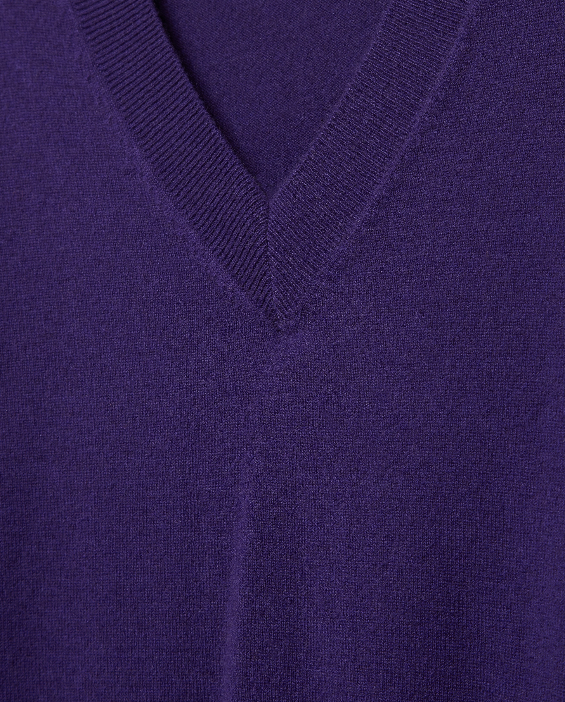 Jersey liso con manga francesa de mujer - Woman El Corte Inglés - Morado Morado-5