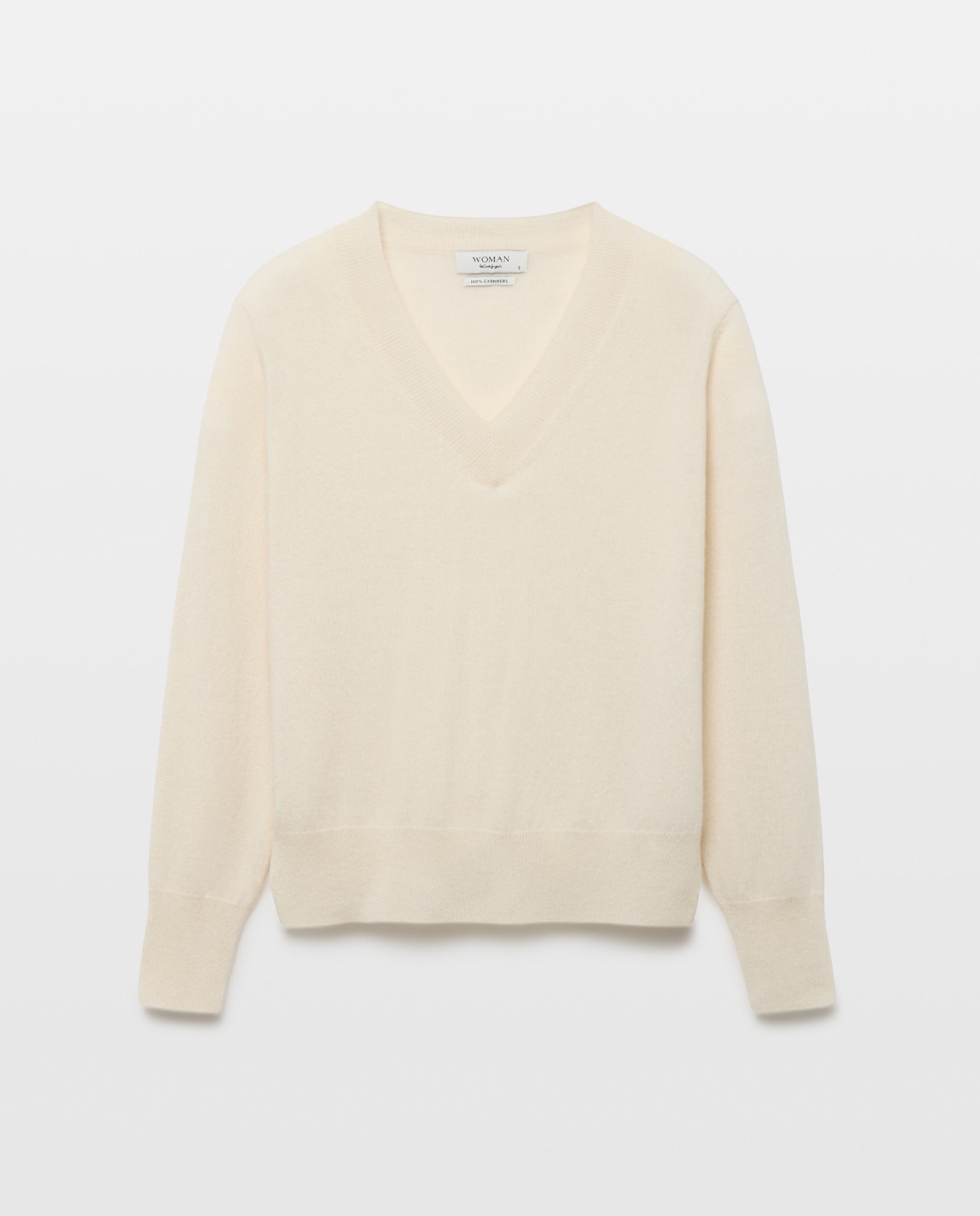 Jersey liso con manga francesa de mujer - Woman El Corte Inglés - 120 Crudo 120 Crudo-4