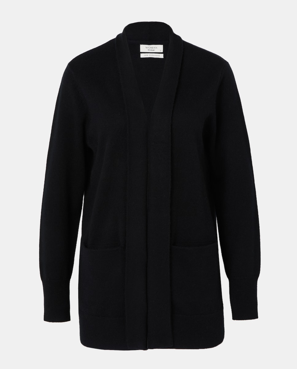 Casaco Relaxed 100% Caxemira Preto-4