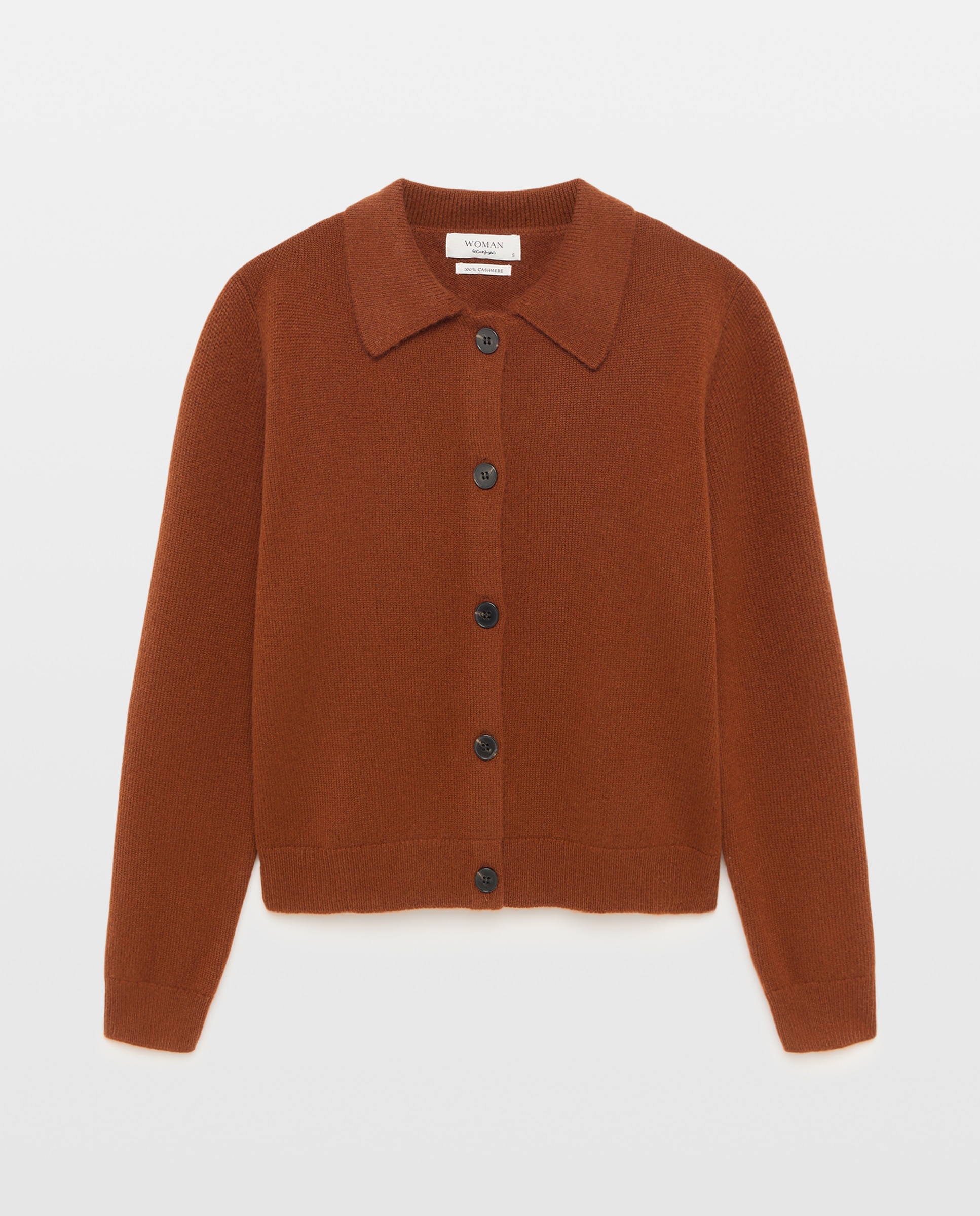 Chaqueta polo de mujer en cashmere - Woman El Corte Inglés - 740 Tabaco 740 Tabaco-4