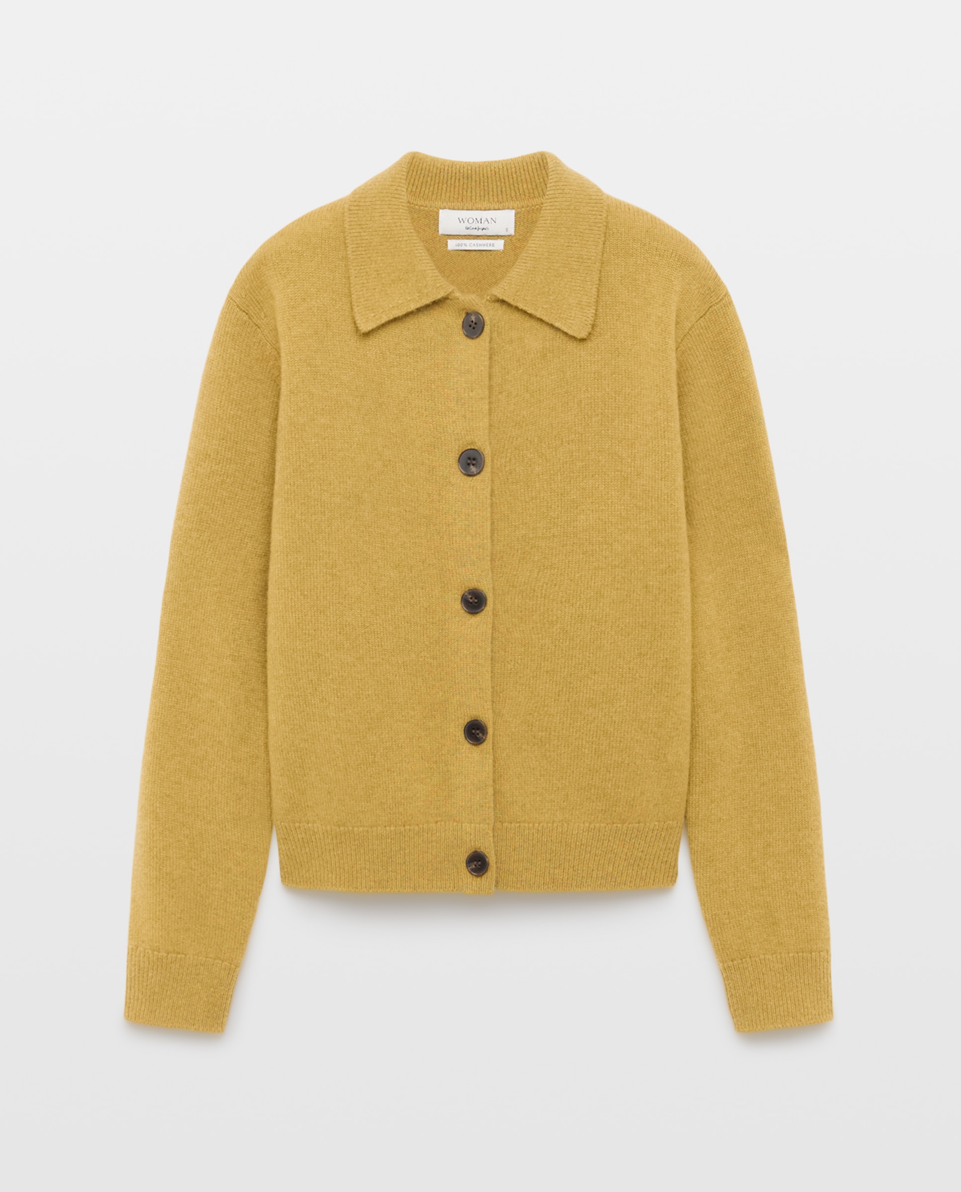Chaqueta polo de mujer en cashmere - Woman El Corte Inglés - 370 Ocre 370 Ocre-4