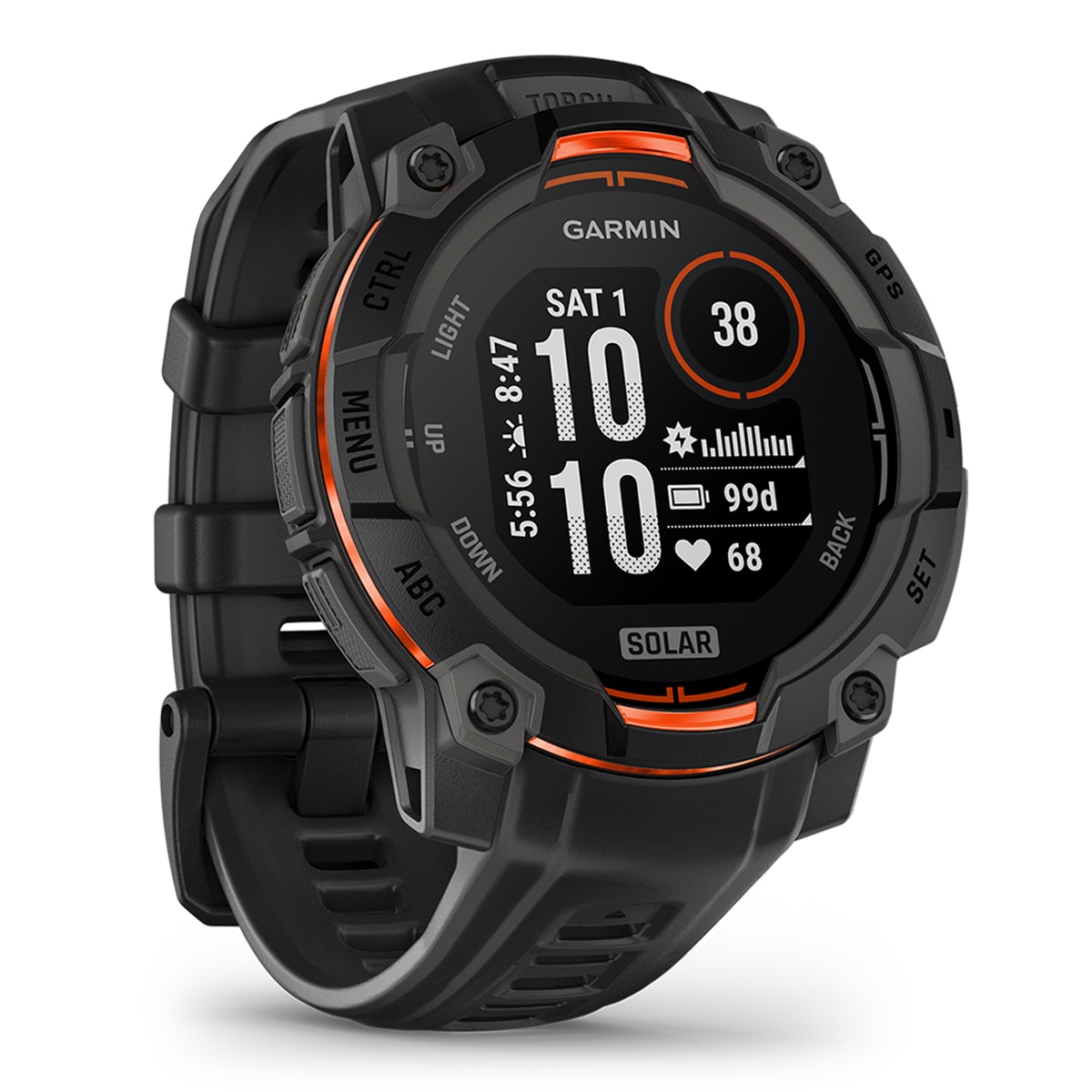 Garmin - Smartwatch GPS INSTINCT 3 SOLAR 45MM Garmin (Reacondicionado Casi a estrenar).