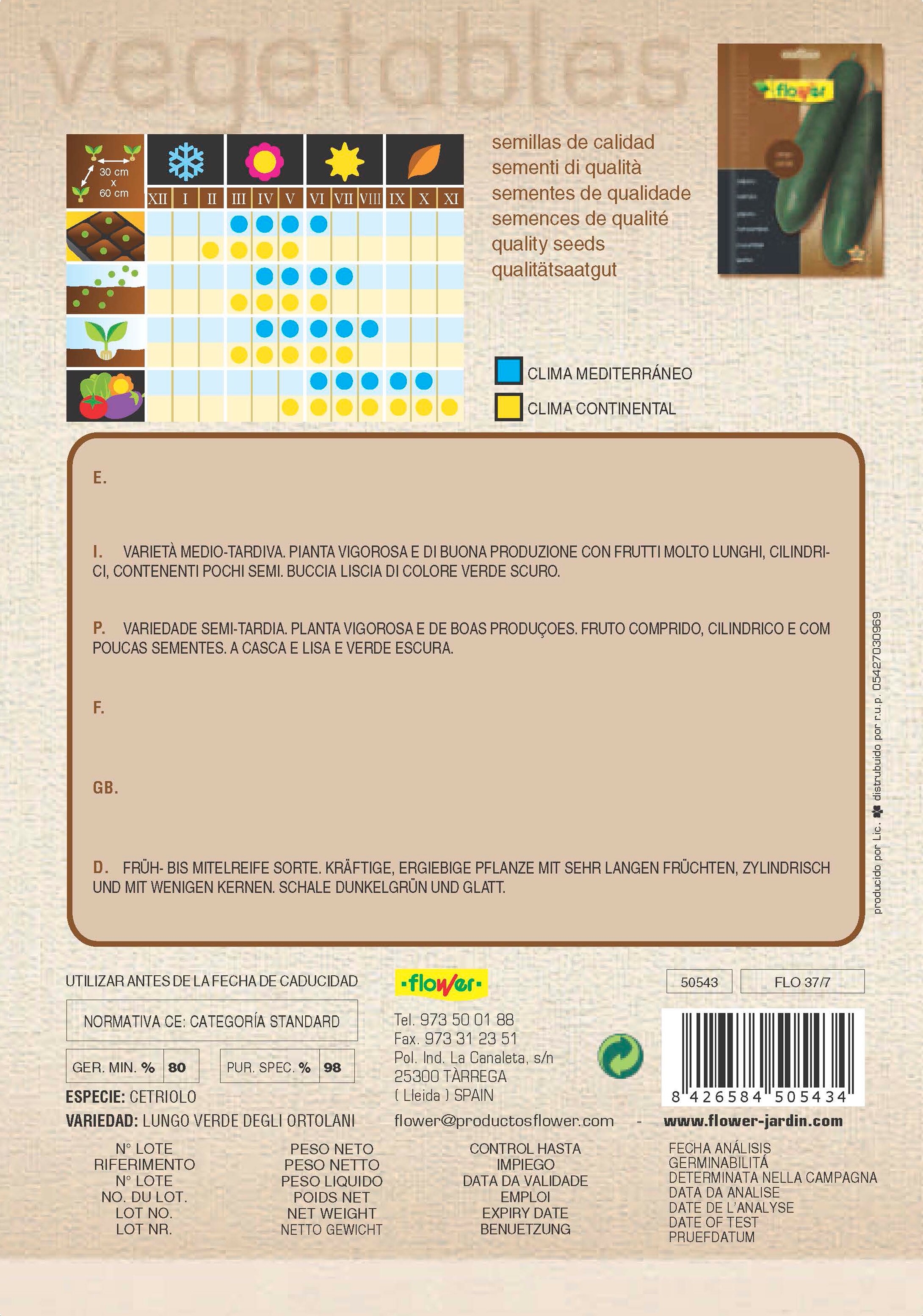 Saqueta de Sementes de Pepino 2