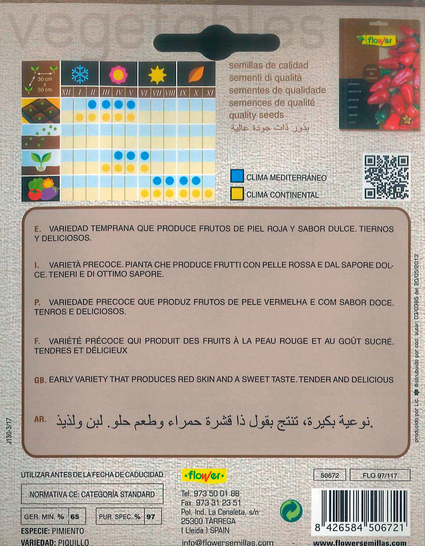 Saqueta de Sementes de Pimento 2