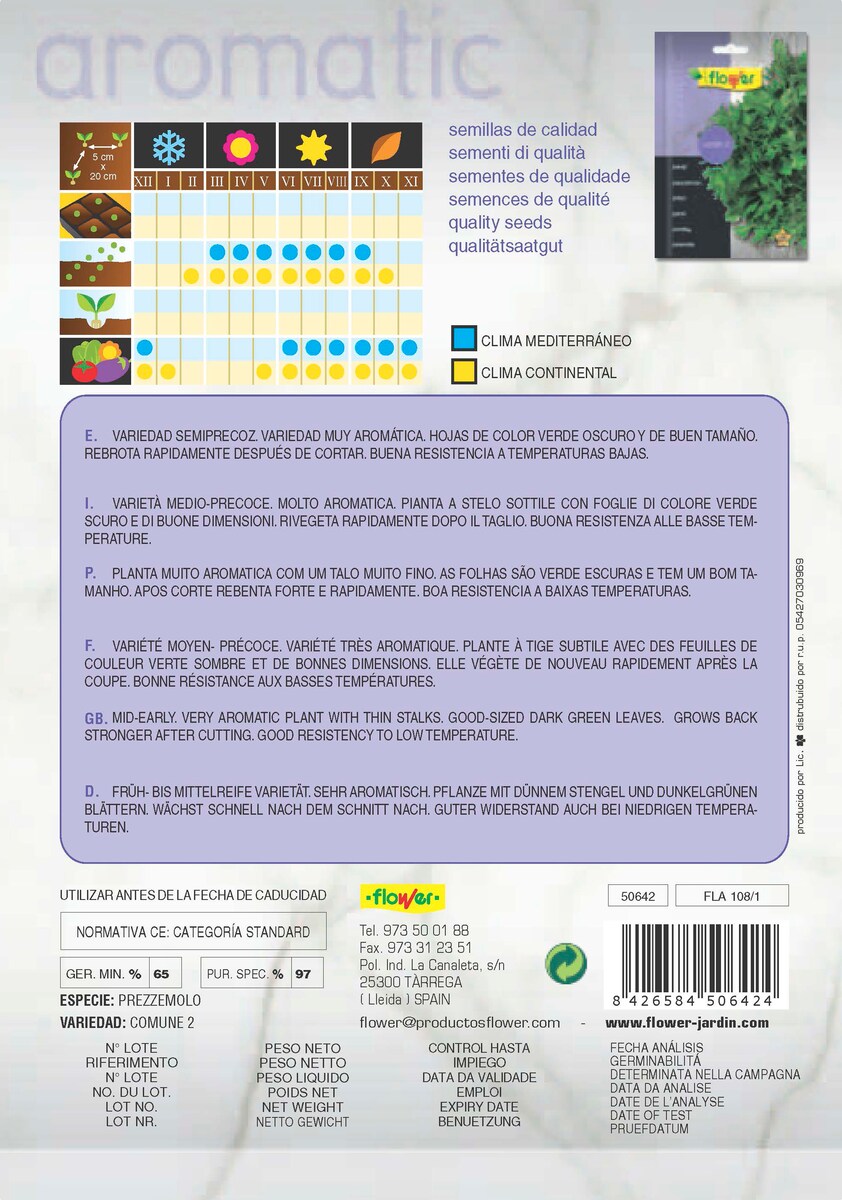 Saqueta de Sementes de Salsa 2