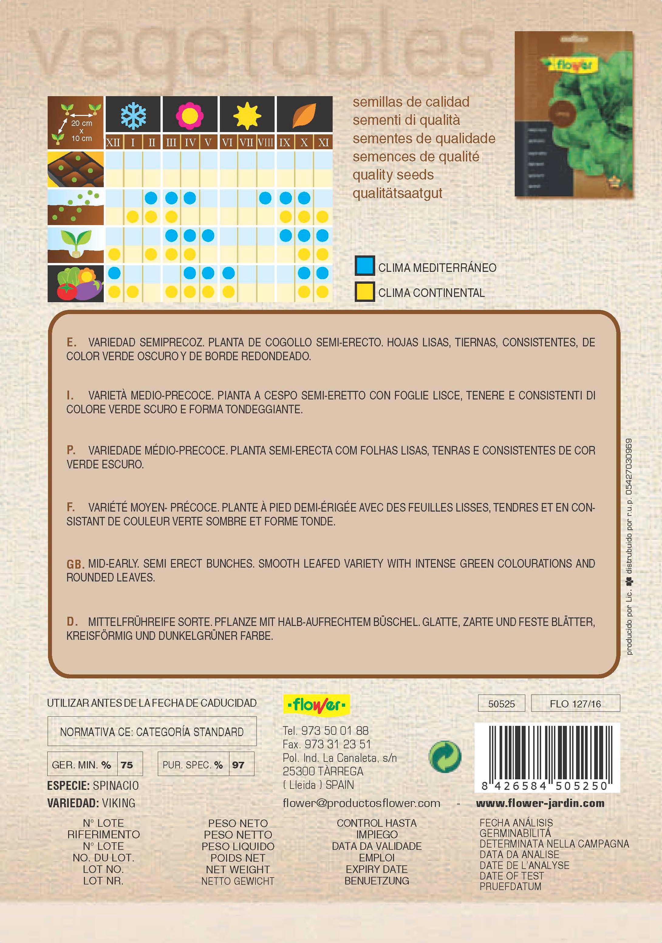Sobre semillas espinaca 2