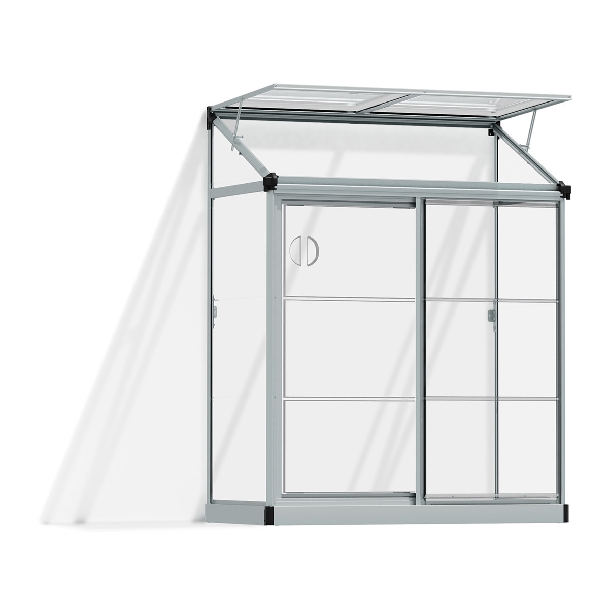 Imagen 0 de Invernadero de Policarbonato Adosado 125 x 63,5 cm