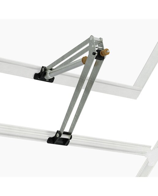 Kit Ventilación Automático para Apertura Ventanas Invernaderos Plateado-3