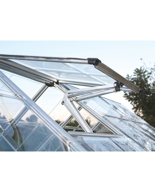Kit Ventilación Automático para Apertura Ventanas Invernaderos Plateado-7