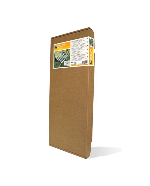Kit de Prateleira de Alta Resistência para Estufas Prateado-9