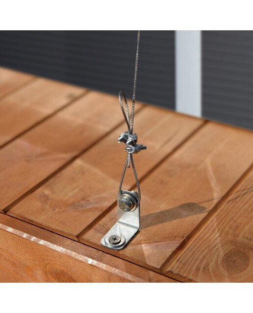 Kit de Fixação para Estufas Prateado-7