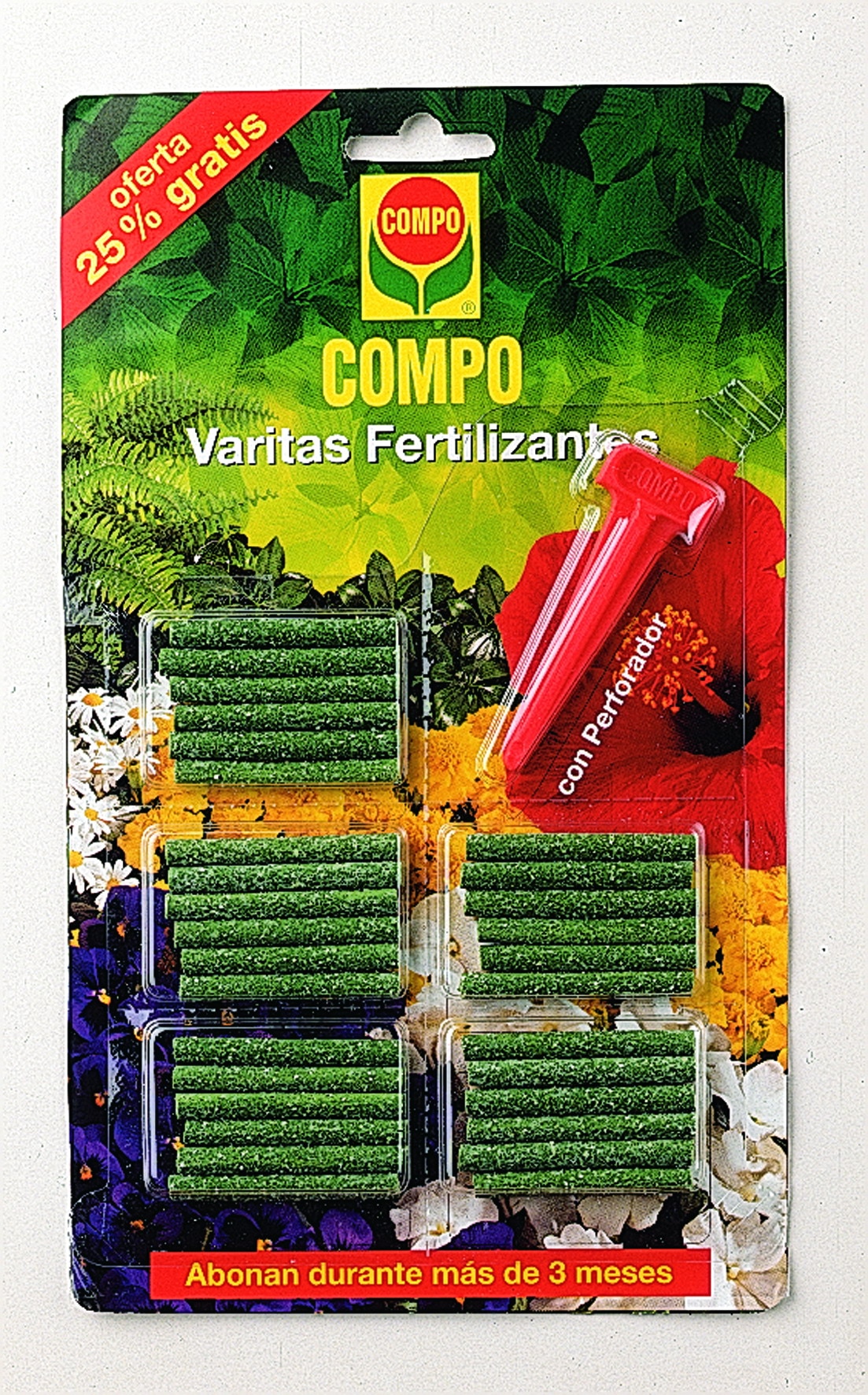 Imagen 0 de Varitas fertilizantes Compo 24 varitas + 6 varitas gratis