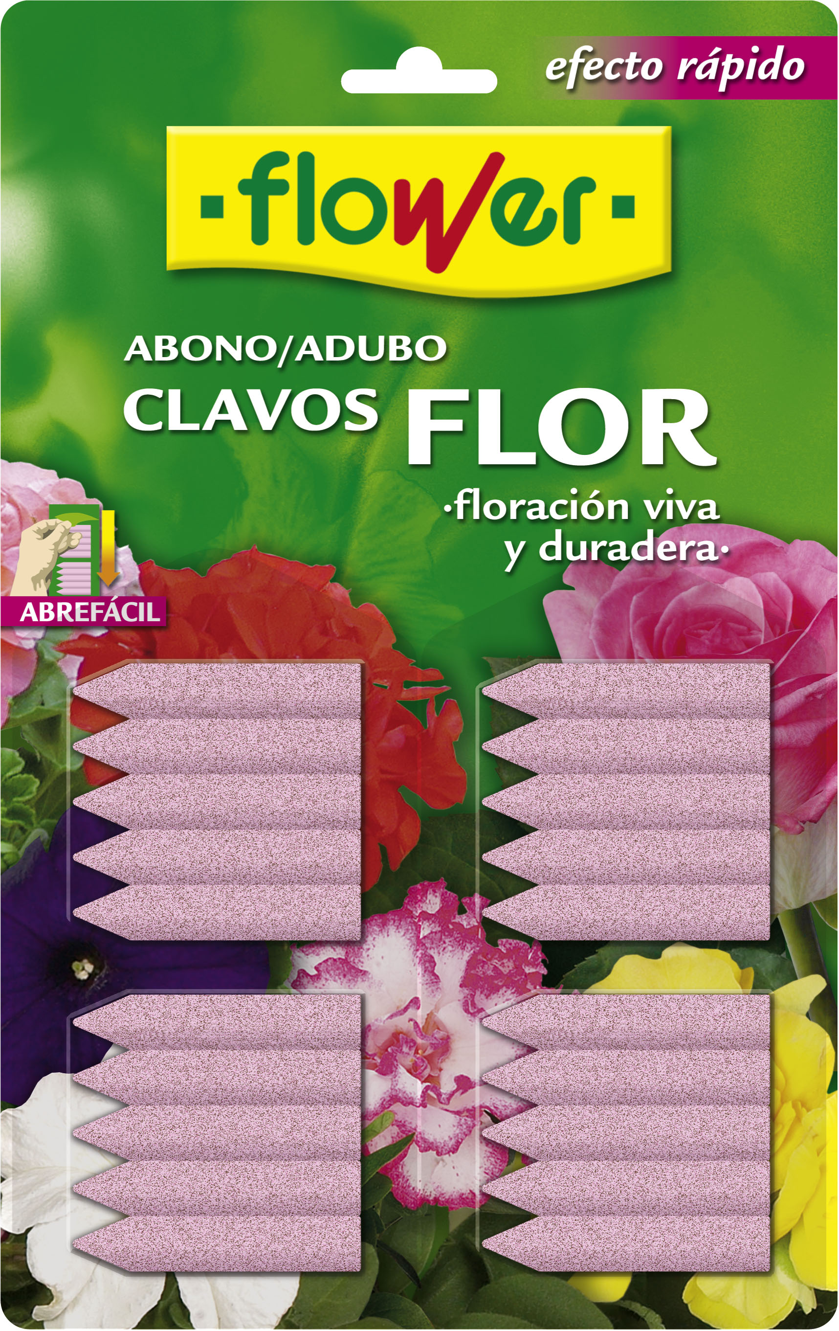 Imagen 0 de Abono clavos flor Flower blister
