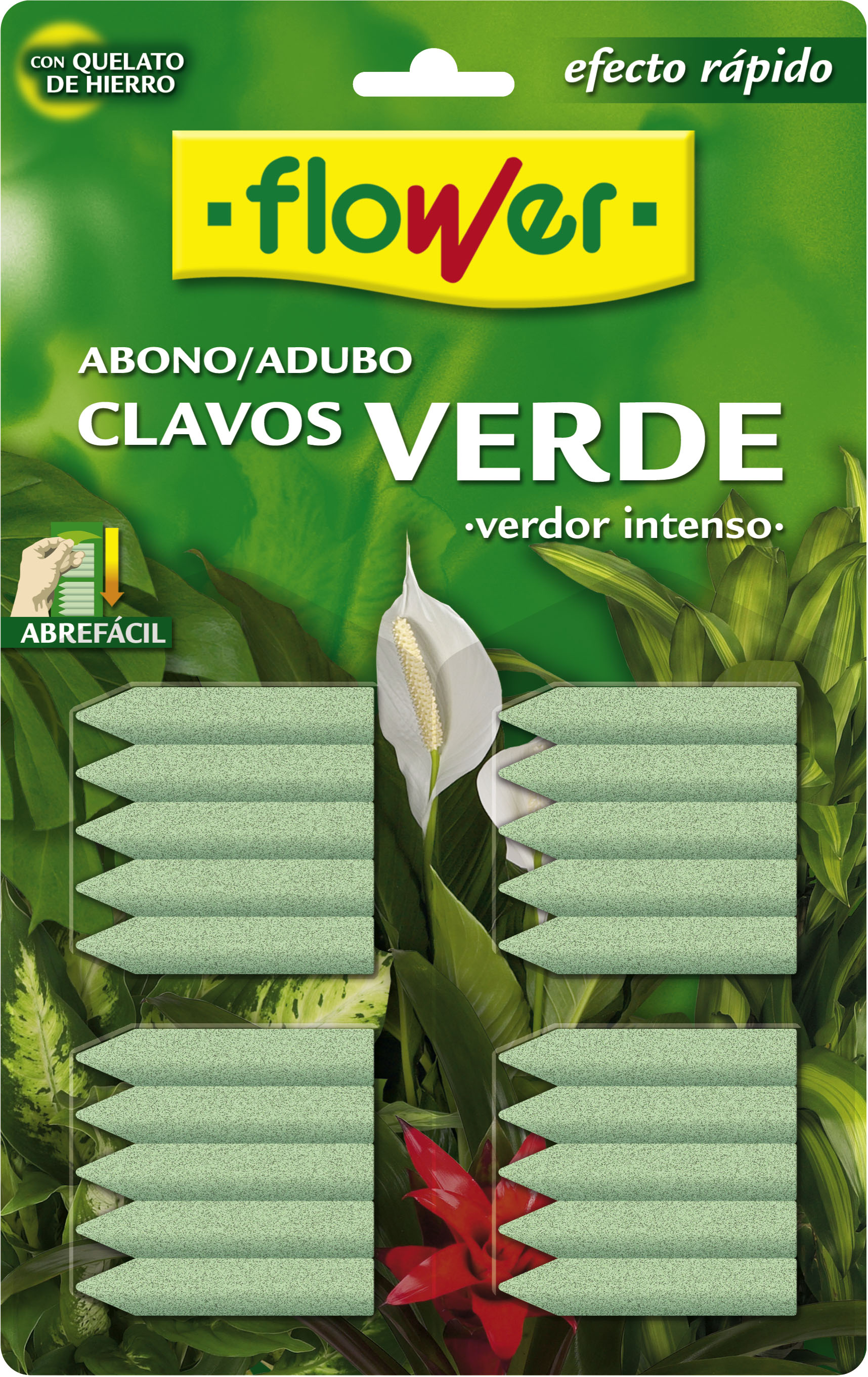 Imagen 0 de Abono clavos verde Flower blister