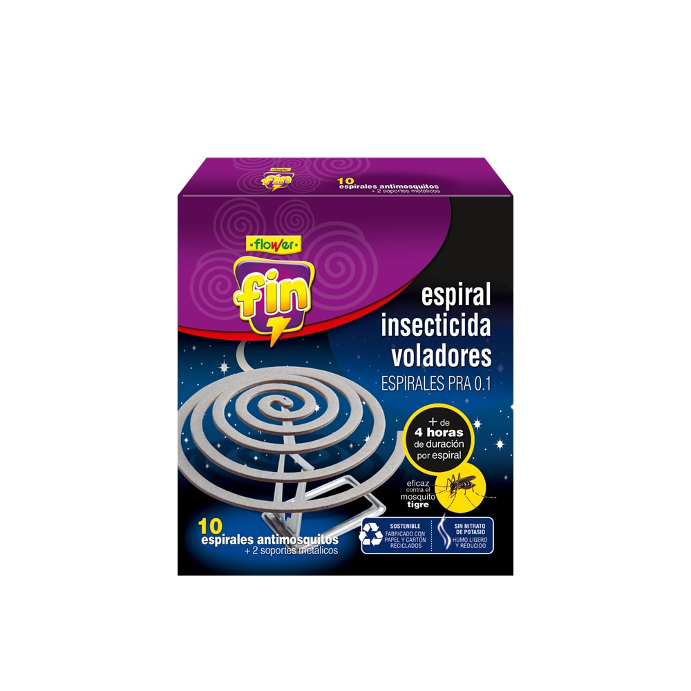Imagen 0 de Espiral Insecticida Voladores - Caja 10 Uds