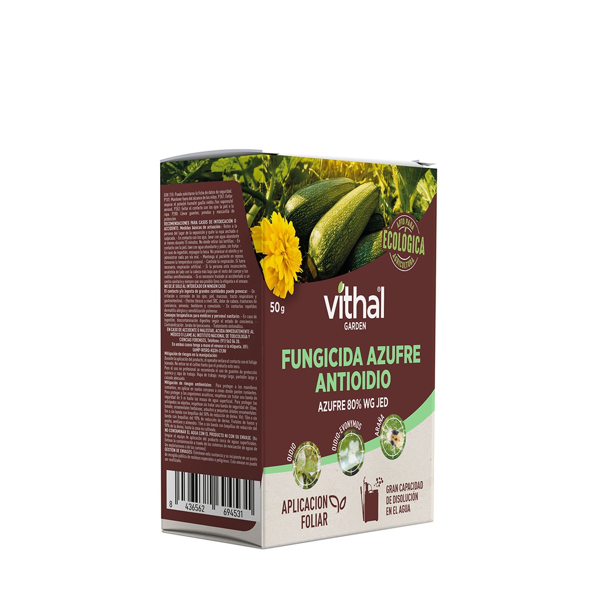 Vithal fungicida oidio azufre 80% 1