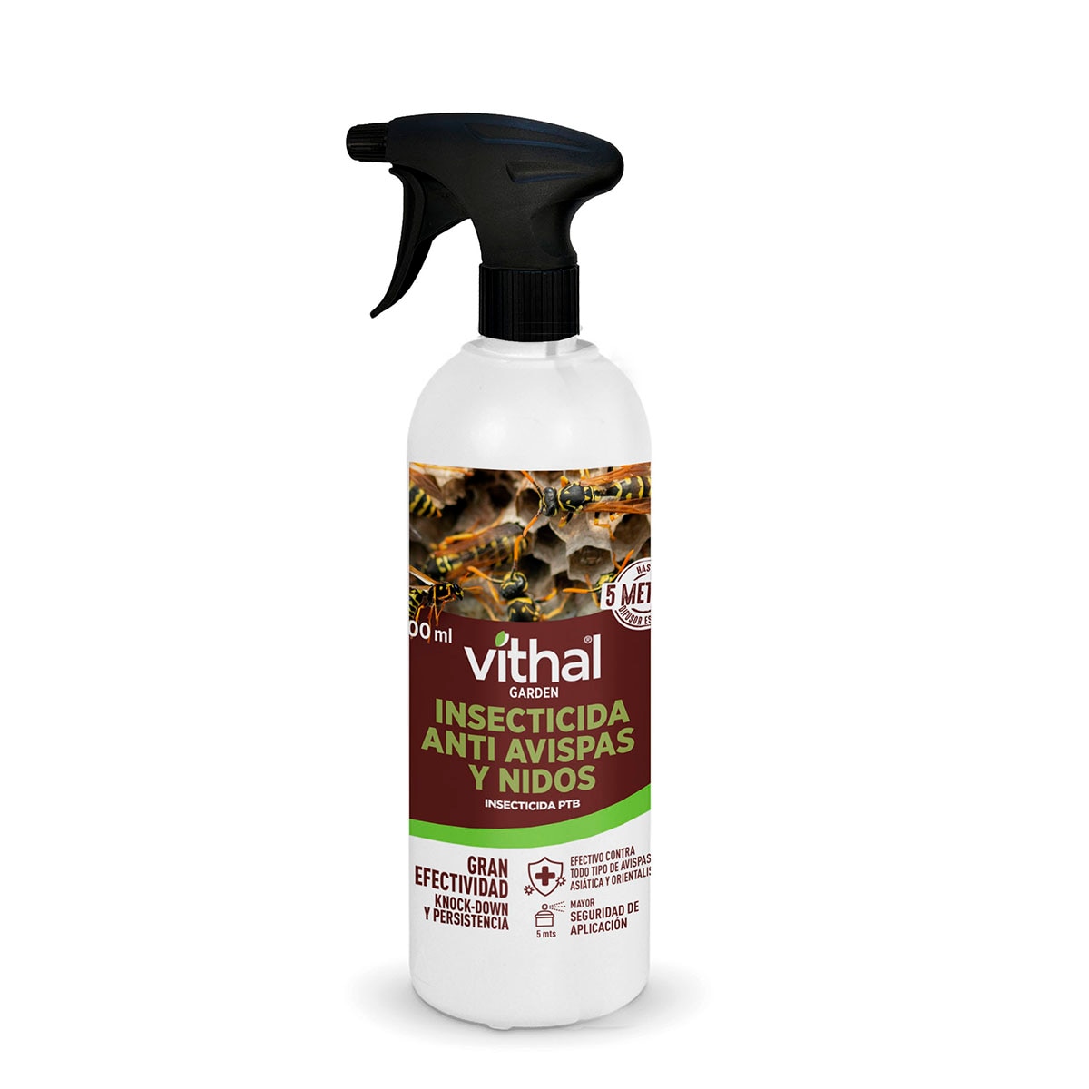 Imagen 0 de Vithal insecticida avispas y nidos 500 ml