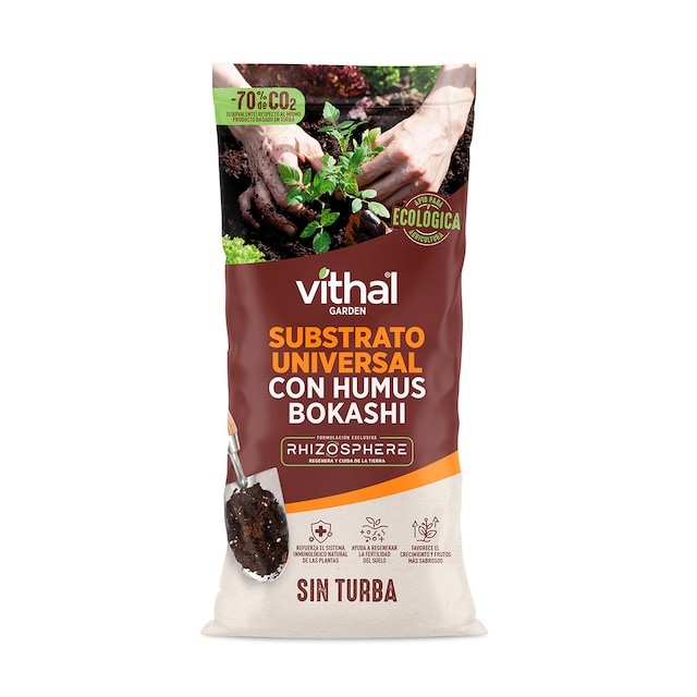 Imagen 0 de Vithal substrato universal rhizosphere sin turba 5l