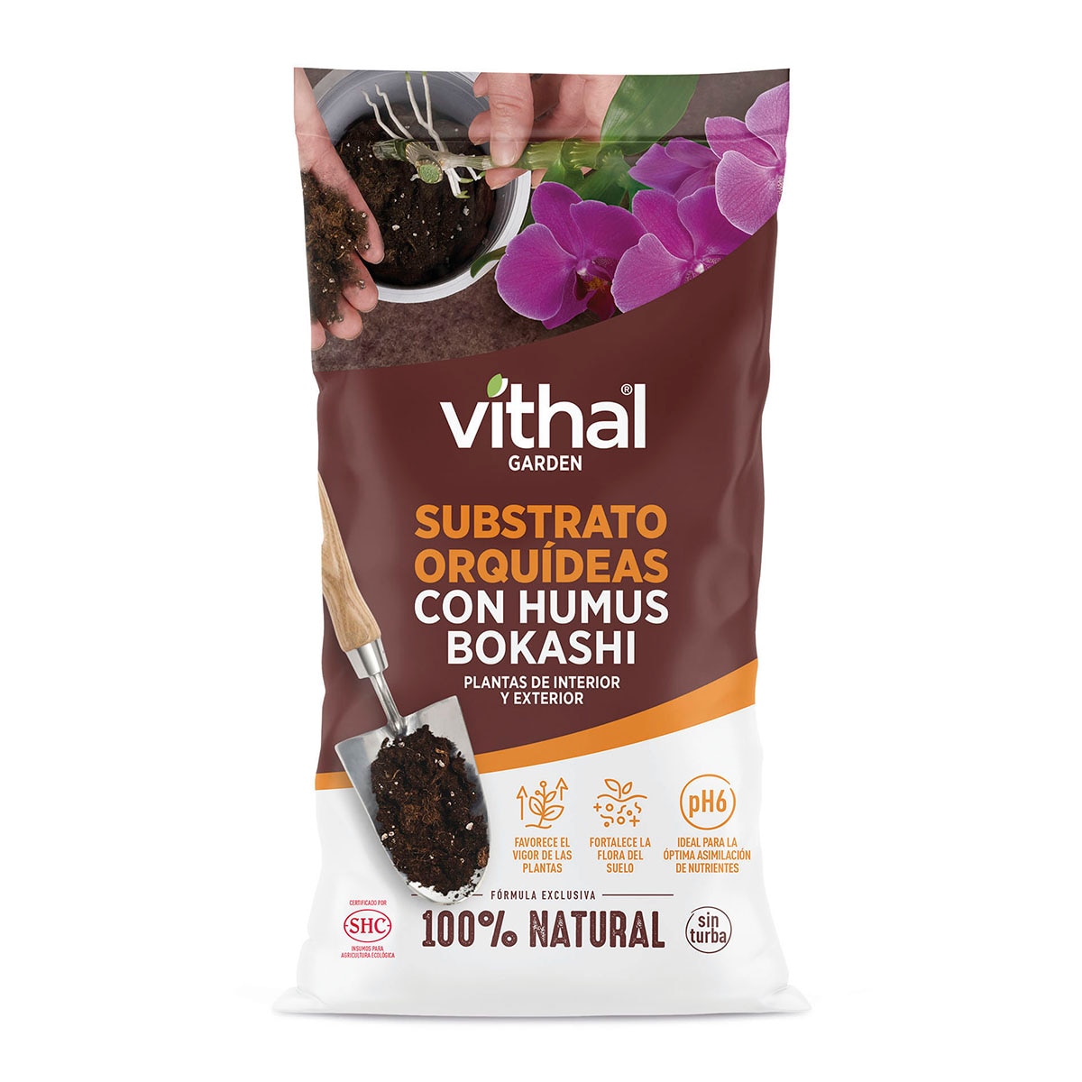 Imagen 0 de Vithal  substrato orquídeas rhizosphere sin turba