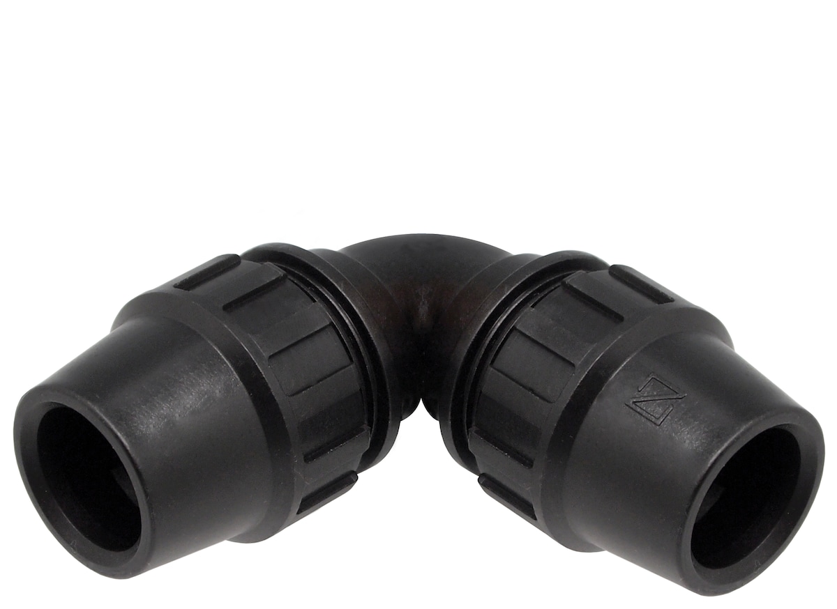 Codo igual polietileno Negro-1
