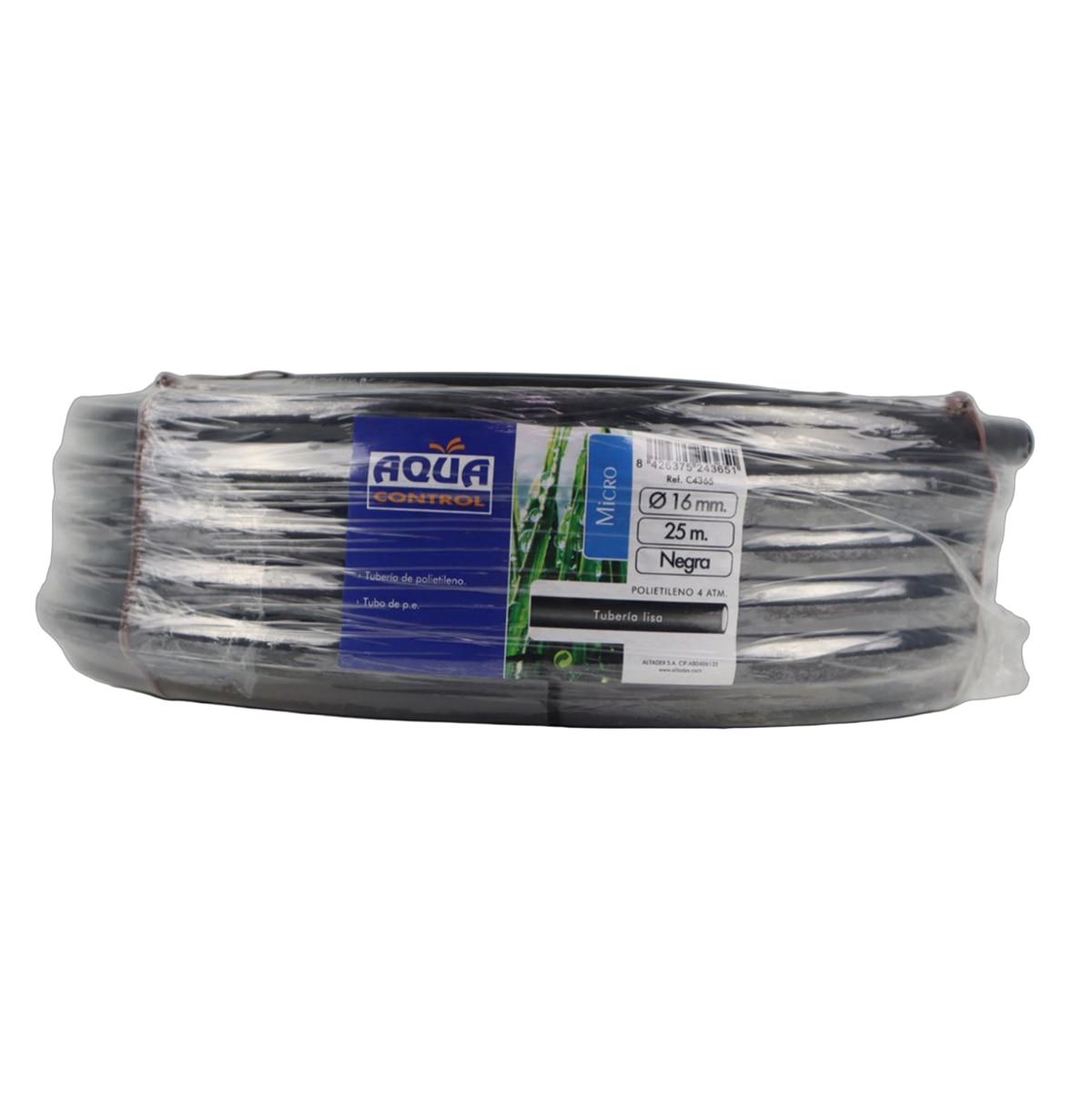 Tubería de riego de polietileno Ø 16 mm Negro-2