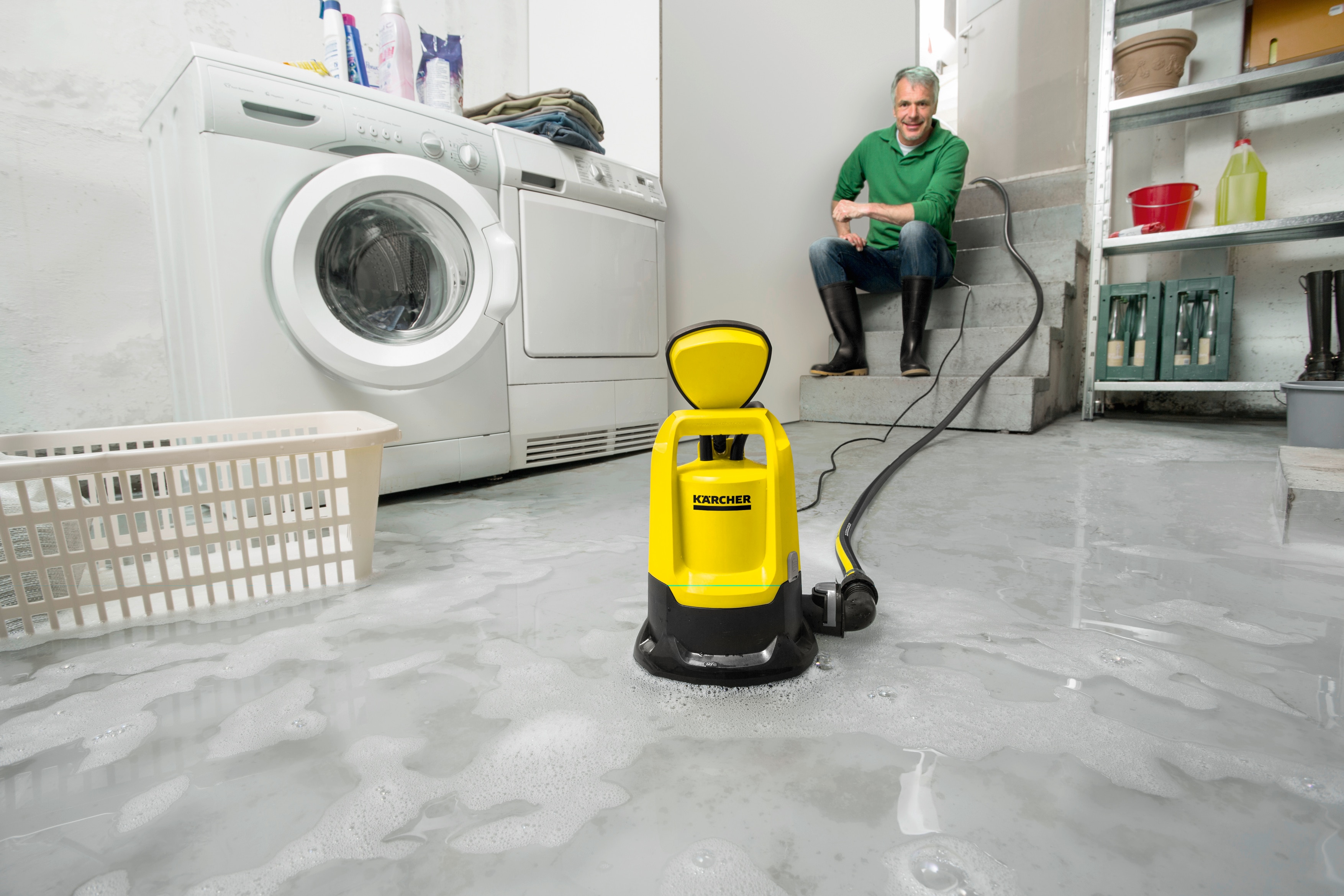 Bomba sumergible de Aspiración SP 9.000 Flat EU Amarillo-7
